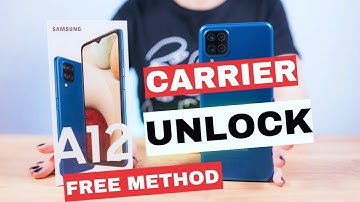 Unlock Samsung A12   SIM Unlock Samsung A12 Network Unlocking Guide