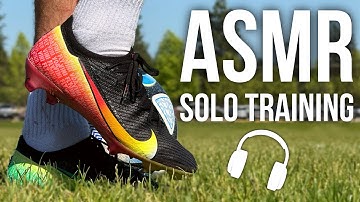 ASMR Solo Training Session For Soccer / Football In Nike Mercurial Vapor 16 Vini Jr