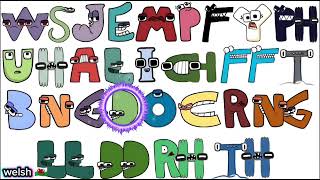 Alphabet Lore song different languages