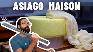 Faire un fromage style ASIAGO à la maison - C'EST POSSIBLE!