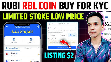 📣 RUBI NETWORK RBL COIN BUY FOR KYC~HOW TO BUY RBL COIN🛜RBL COIN BUY KAISE KARE~RUBI NETWORK LISTING