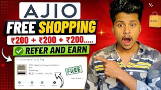 Flat ₹0 Shopping on AJIO 😱 | AJIO Refer and Earn New Trick | AJIO Free Delivery & Shopping screenshot 3