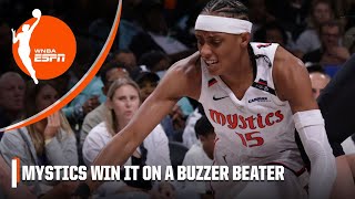 BRITTNEY SYKES AT THE BUZZER FOR THE MYSTICS 🚨 | WNBA on ESPN