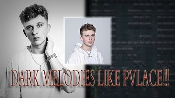 (Melody SAUCE) How PVLACE From 808 Mafia EASILY Makes DARK/AMBIENT Melodies | FL Studio 20 Tutorial