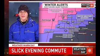 Road Warrior during snow storm on Wednesday, January 18 in Cedar Rapids, Iowa