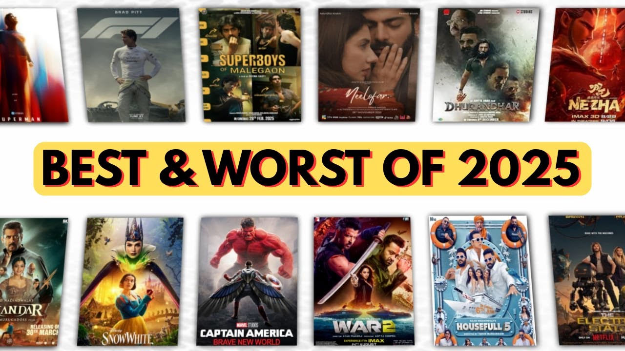 The Best & Worst Movies of 2025 – Hits, Flops & Disasters!! | Glossator