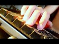 Mechanical keyboard bouncing up and down like emotional instability simulator lube wet switches prod