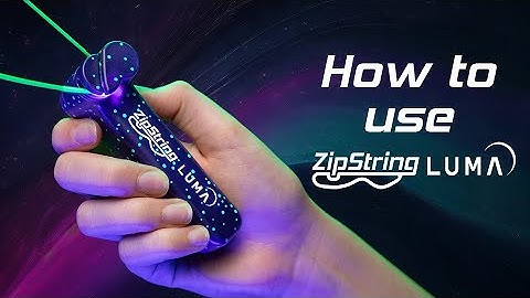 How to use ZipString Luma - ZipString 101 - Glow in the dark ZipString