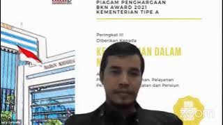 Sosialisasi Penyusunan SKP Kemendagri Tahun 2021