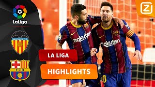 Messi Troeft Cillessen Af Met Vrije Trap Valencia Vs Barcelona La Liga 202021 Samenvatting