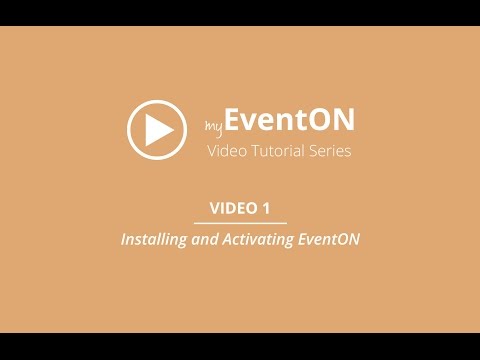 EventON - Video 1 - Installing and Activating EventOn
