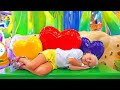 Alice and Dad have fun in the Amusement Park with Eva | Other stories for children