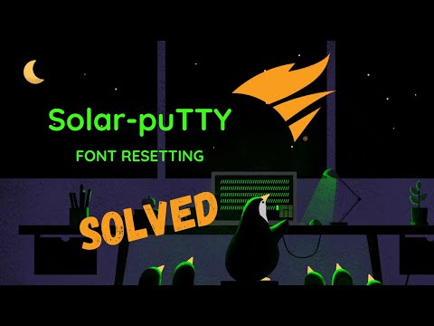 Solar-puTTY console Font