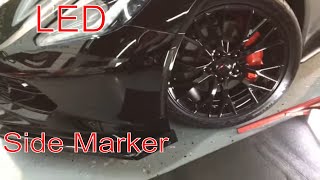 Easiest Mod Ever! C7 Corvette Stingray Side Marker Black-Out LED!!