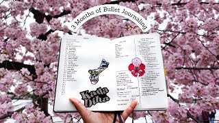 Minimalist Bullet Journal Spread  (quarterly update)