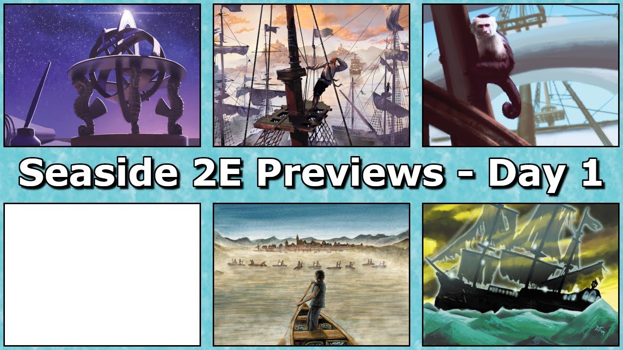 Dominion Seaside 2E Previews Day 1 YouTube