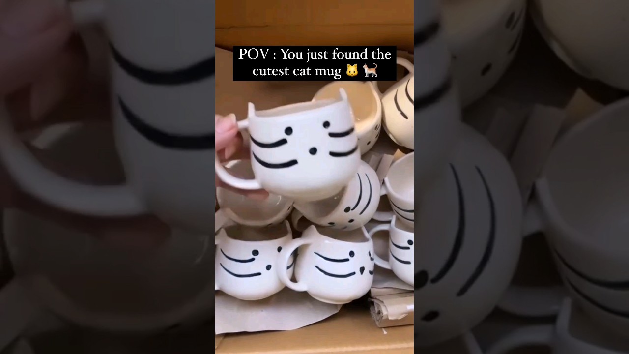 Newly Launched // Our kitty mug is here to woo you all with her cuteness 