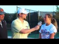 2015 GAC Women's Tennis Championships - East Central's Elisabeth Dignard & Justin Graham