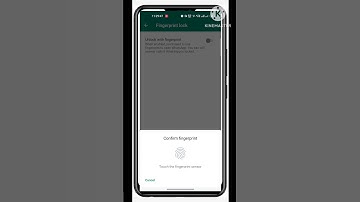 how to enable fingerprint lock in WhatsApp in any phone 😊 #shorts