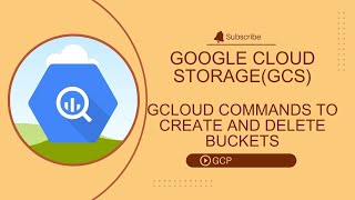 Google cloud storage (GCS) || gcloud Commands || Create Delete List and Copy Commands
