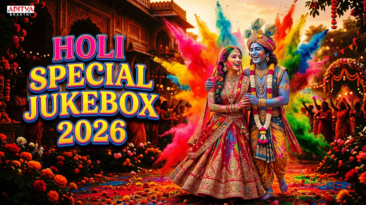 Holi Jukebox 2026 🌈 Best Holi Songs Collection | Nonstop Holi Songs | Aditya Bhakthi 