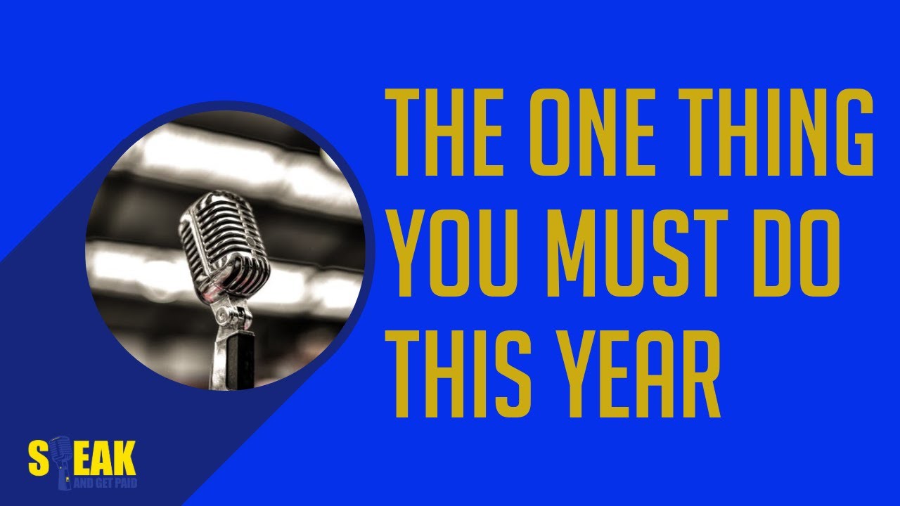 The ONE thing you MUST do this year YouTube