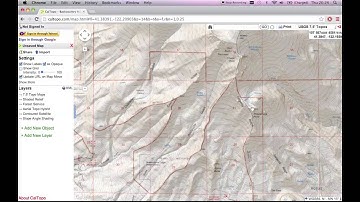 Creating Markers and Shapes in CalTopo
