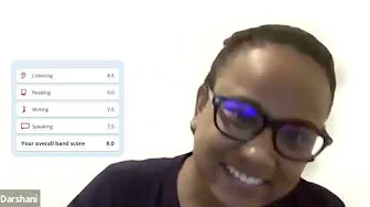 Band 8.0 on First Attempt! IELTS Success Story with Darshani" thumbnail