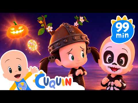 Halloween divertido con Cuquín y más vídeos educativos 🎃 Caricaturas y dibujos animados para bebés