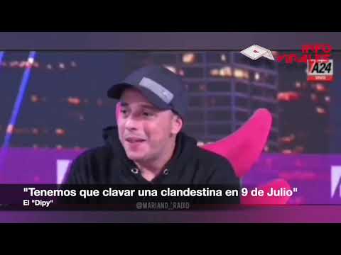 El "Dipy" con Viviana Canosa: "Le tenemos que clavar una CLANDESTINA en la 9 DE JULIO"