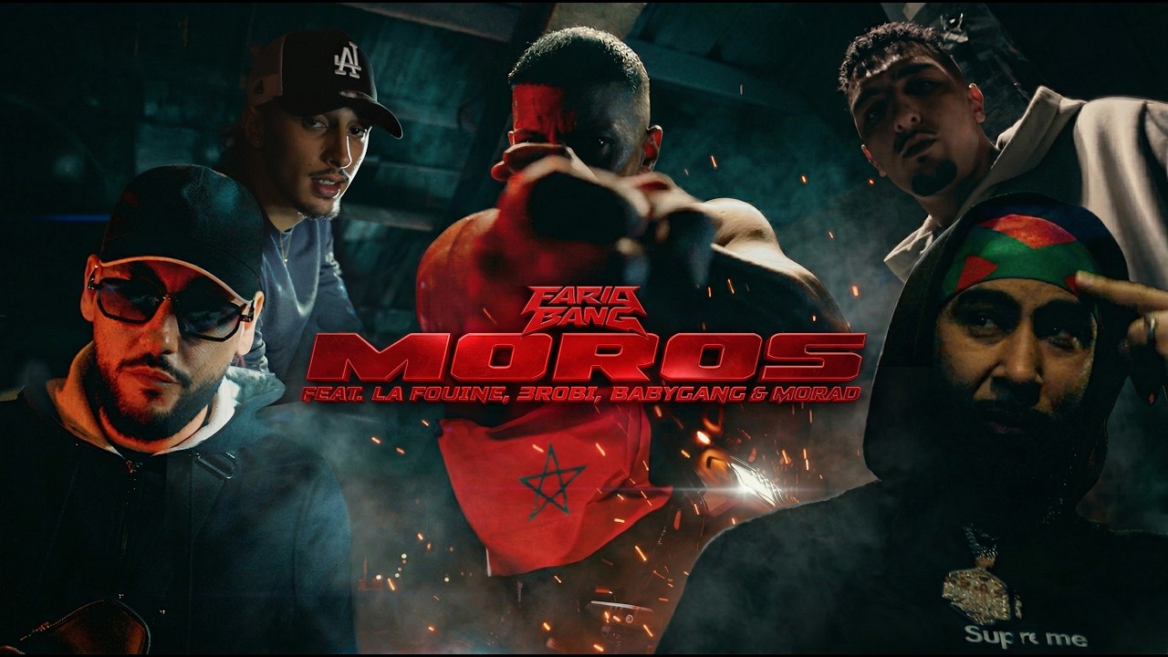 FARID BANG - MOROS feat. LA FOUINE, 3ROBI, BABY GANG & MORAD [official Video]