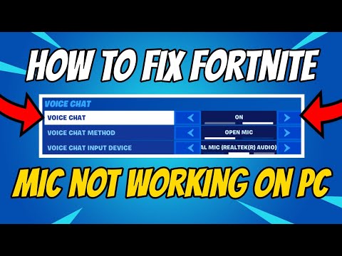 Solved] Fortnite voice chat not working