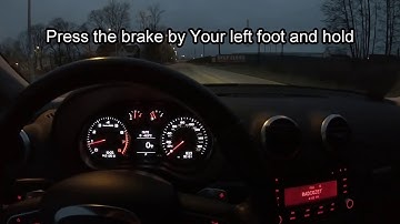 INSTRUCTION HOW TO USE LAUNCH CONTROL IN AUDI DSG/S-TRONIC TRANSMISION 1080P