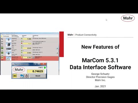 Mahr's New Features of MarCom 5.3.1 Webinar