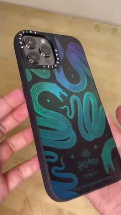 Couldn’t resist the Basilisk case! ❤️ #HarryPotterxCASETiFY #HarryPotter #phonecase