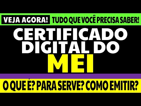 CERTIFICADO DIGITAL MEI