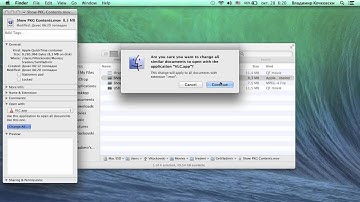 Change File Associations in OS X Mavericks