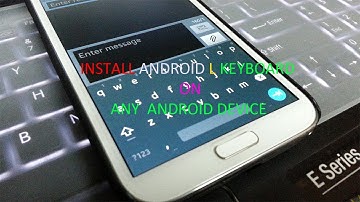 Install Official Android L Keyboard on Any Android Device (No Root)
