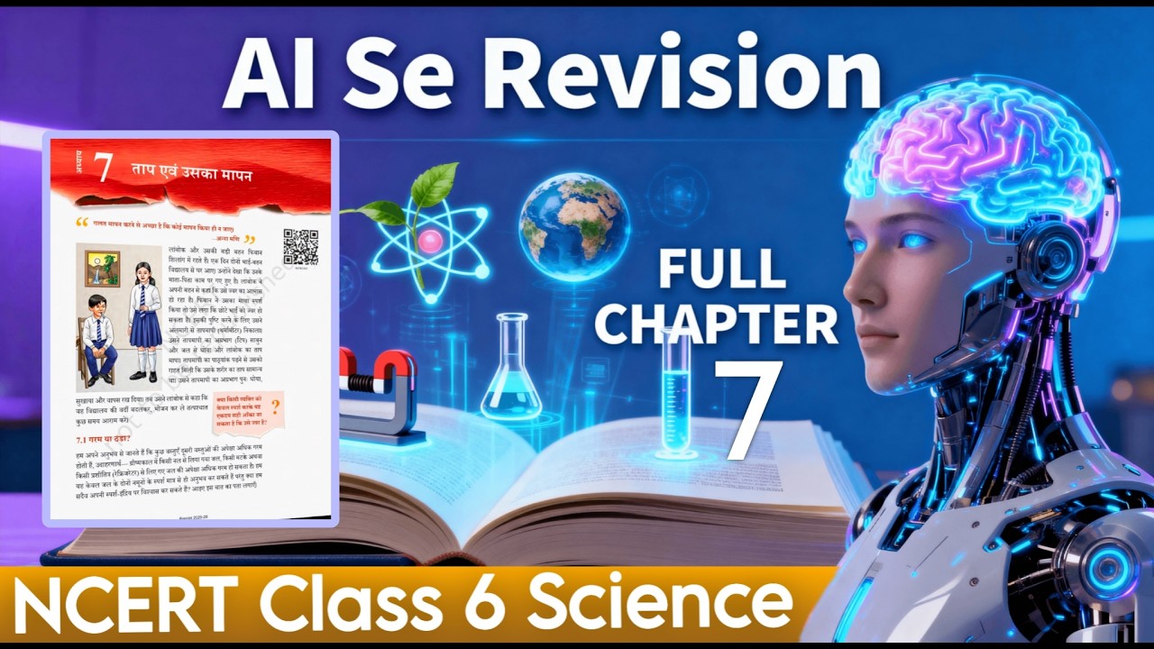 Class 6 Science Chapter 7 | ताप एवं उसका मापन | Full Chapter Quick Revision | Hindi New syllabus.