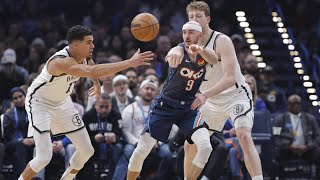 Highlights Nets Battle But Fall To Thunder In Okc