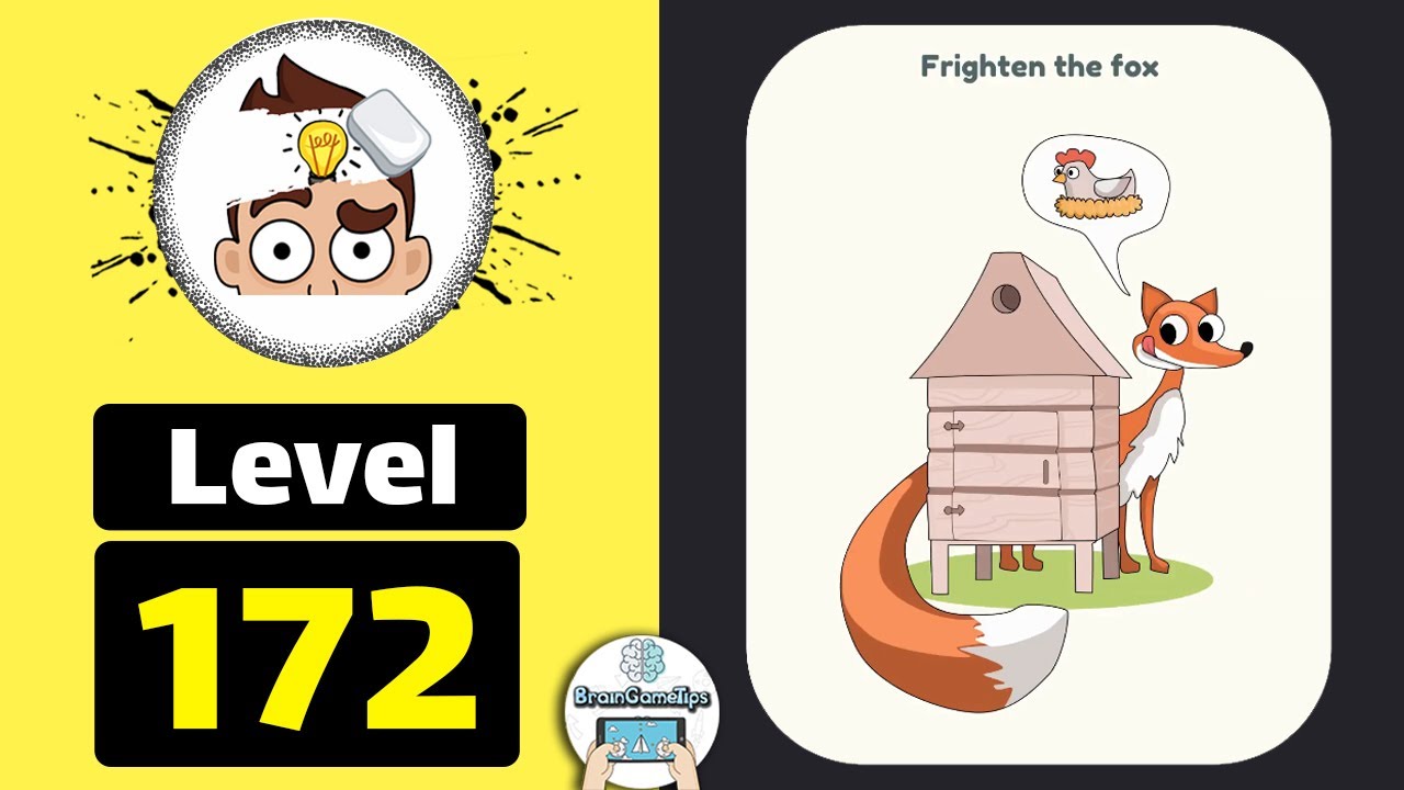 DOP 2: Delete One Part - Level 172 Frighten The Fox Answer