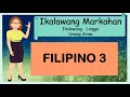 Filipino 3 Yunit II Aralin 2 Magkasingkahulugan at Magkasalungat na mga Salita Mp3 Song