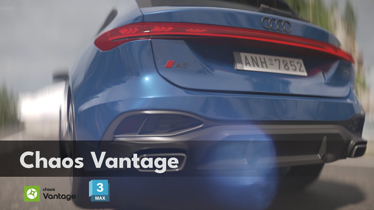 Chaos Vantage car animation - YouTube