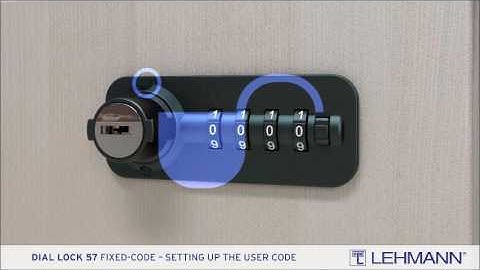 Lehmann -DialLock Fixcode 1 setting the user code