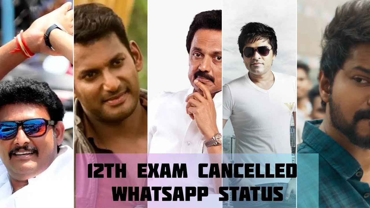 12th board exam cancelled |whatsapp status|tamil nadu|solo vibes |SUGAN|ACTOR