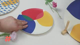 Eco-friendly bamboo fiber plates