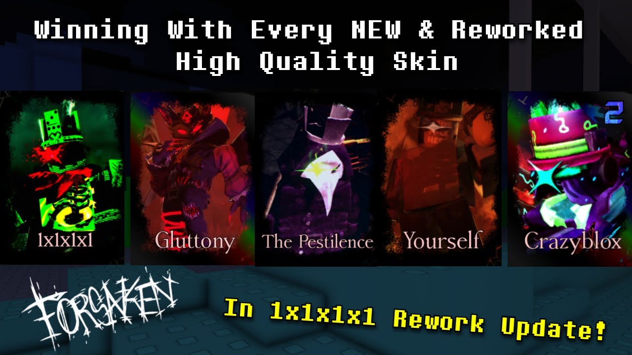 Winning With Every NEW & Updated High Quality Skin In 1x1x1x1 Rework ...