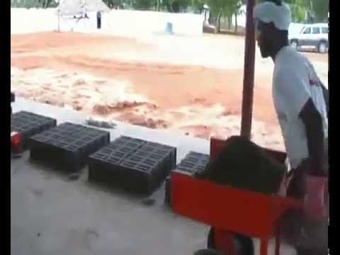how to make concrete blocks easily - YouTube
