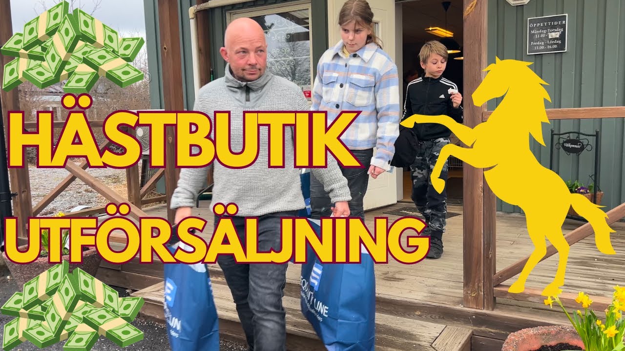 HAUL - GALEN REA PÅ HÄSTAFFÄREN. Vi fyndade hästprylar. Visar allt!