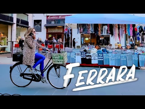 FERRARA. Italy - 4k Walking Tour around the City - Travel Guide. trends, moda #Italy